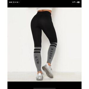 Swank Activewear Gym Babes Athleisure Leggings Large